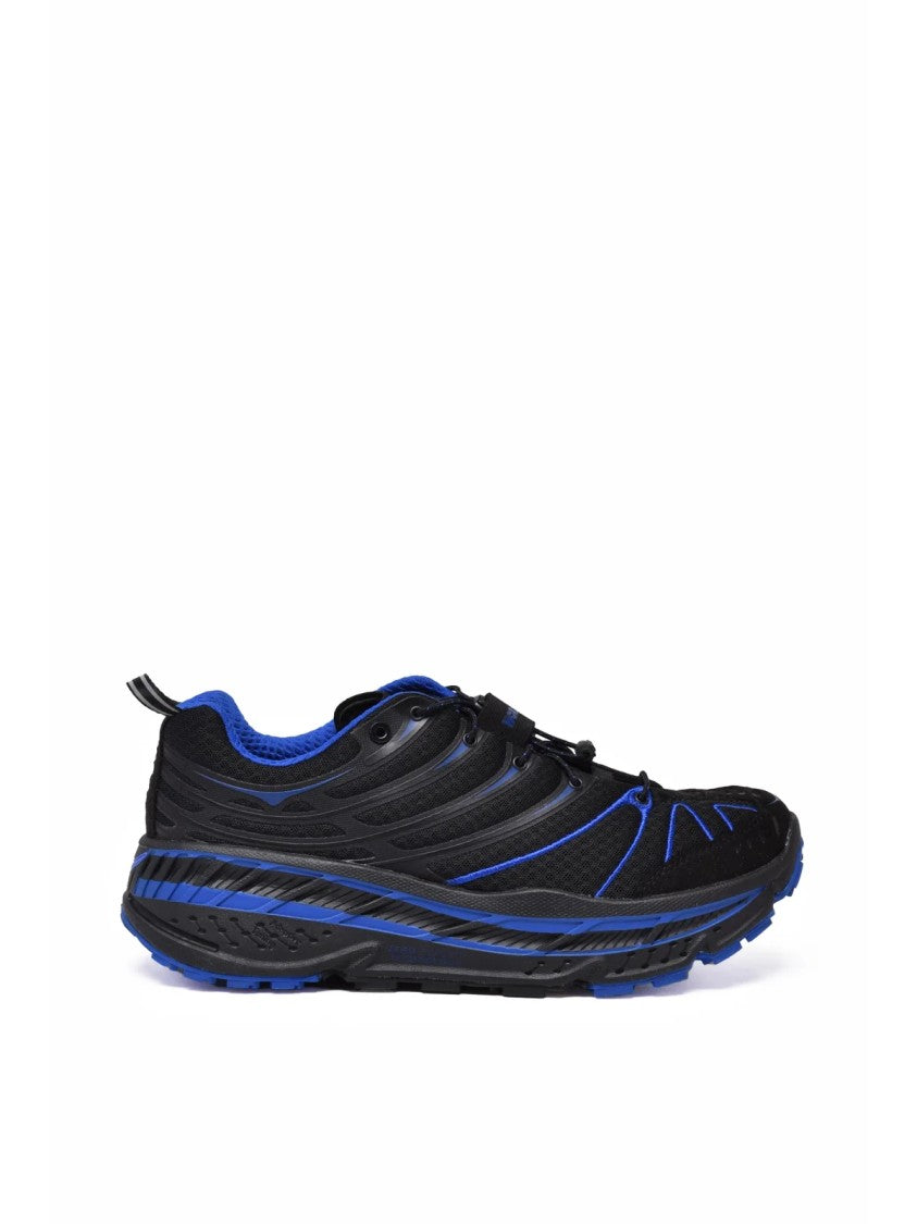 Hoka Black Rubber-Blend Performance Sneakers