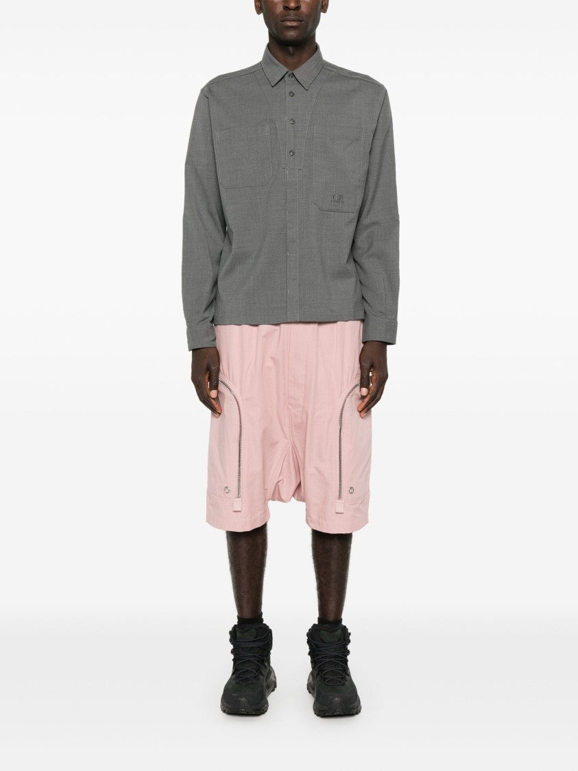 C.P. Company Logo-Embroidered Shirt