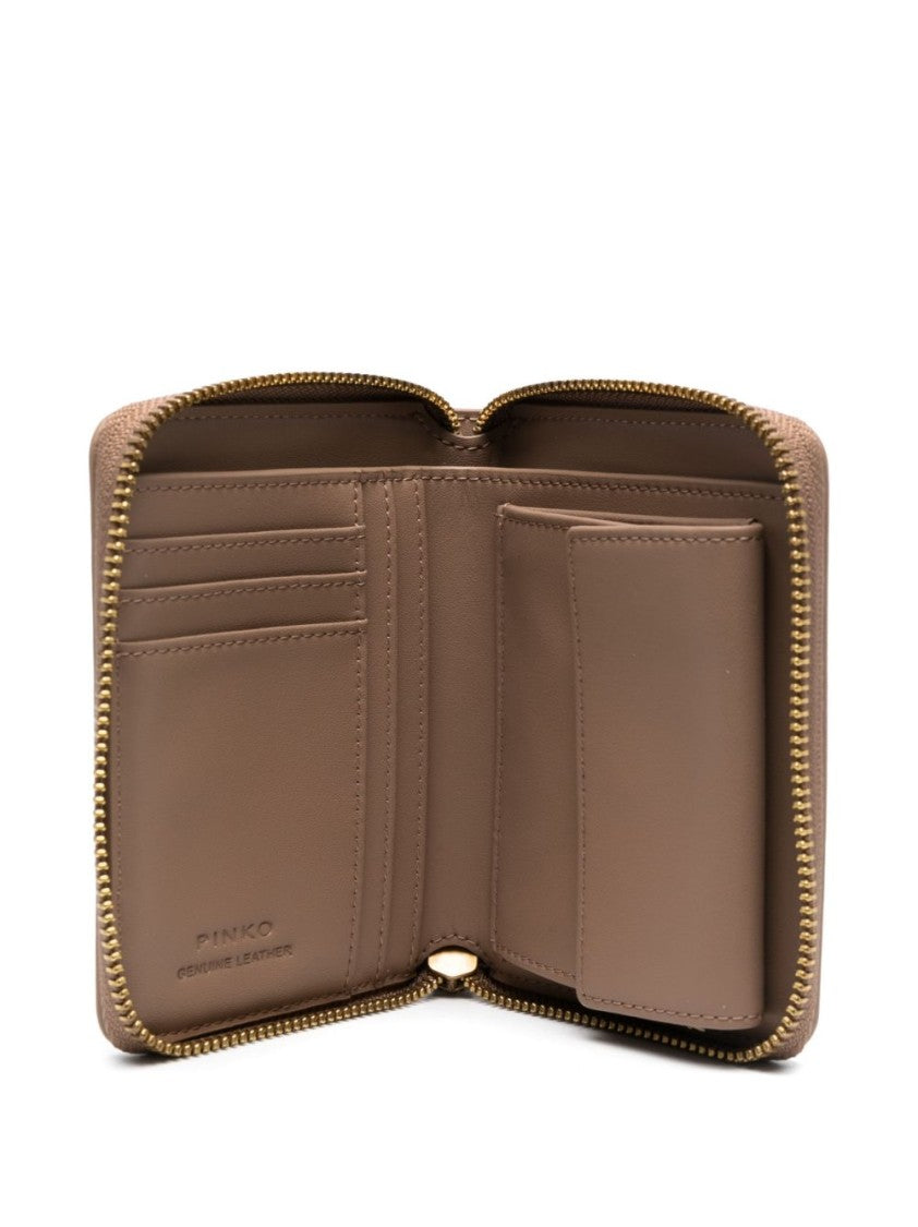 Pinko Logo-Plaque Leather Wallet