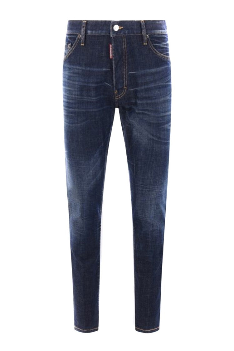 Dsquared2 Navy Blue Cool Guy Slim-Fit Cotton-Blend Jeans