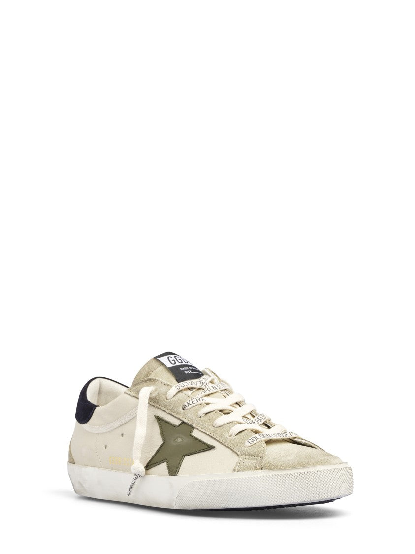 Golden Goose Low-Top Sneakers With Suede And Leather Accents