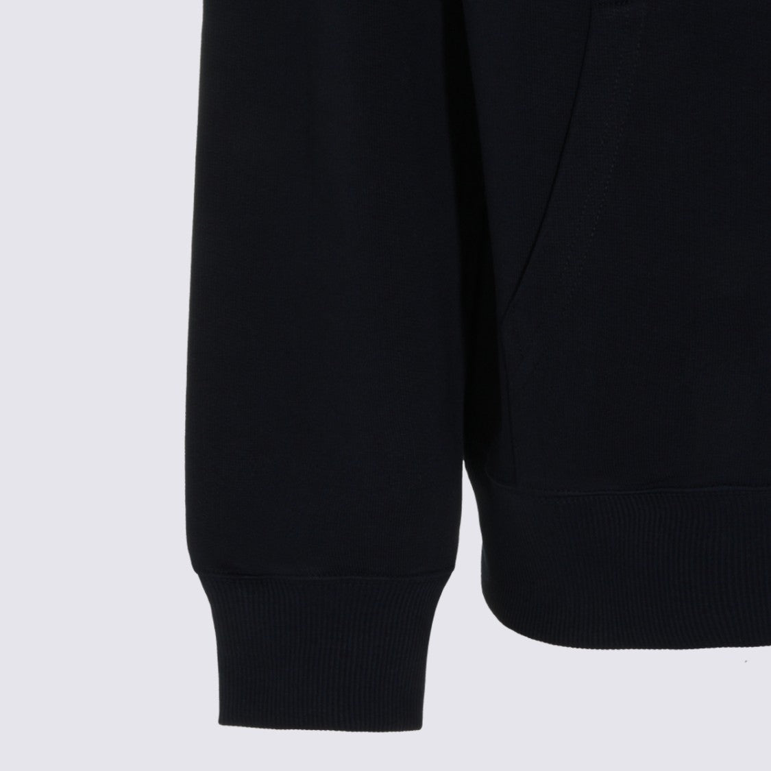 Drôle De Monsieur Embroidered Hoodie With Kangaroo Pocket And Grapevine Motifs