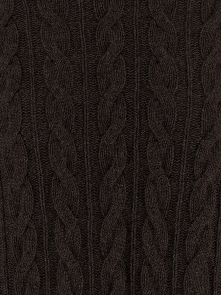 Oliver Lattughi Cashmere Sweater With All-Over Braided Pattern