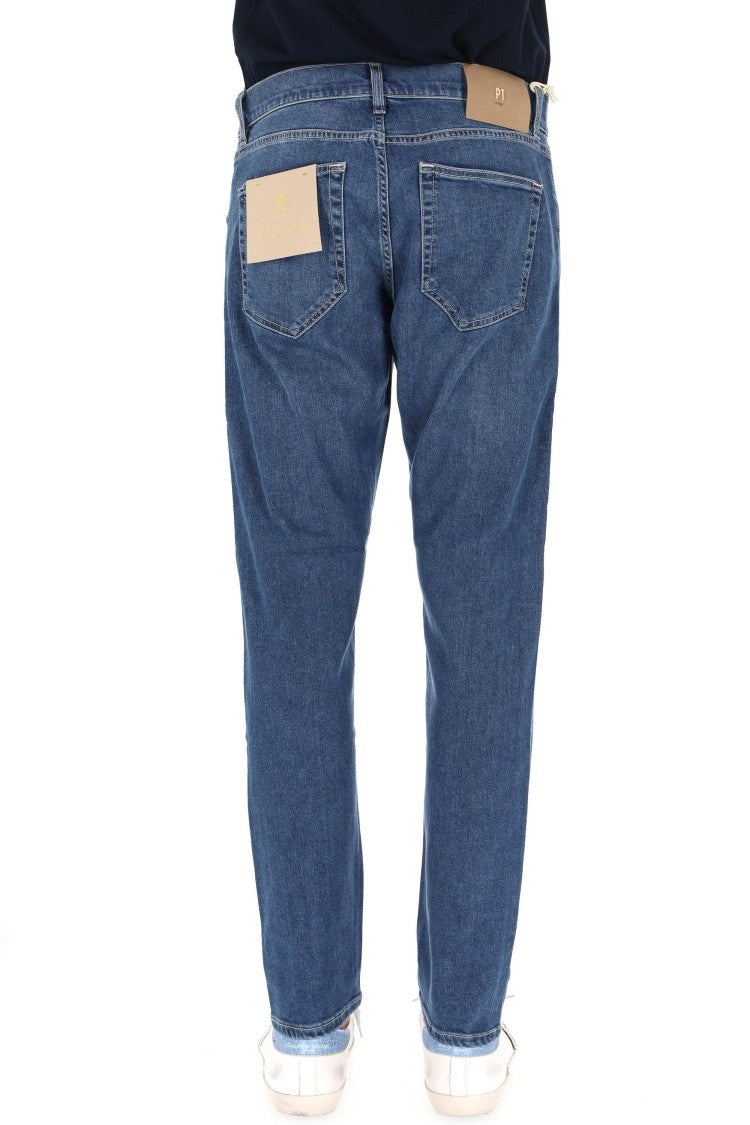 Pt Denim Breakbeat Soft Cotton-Silk Denim Jeans