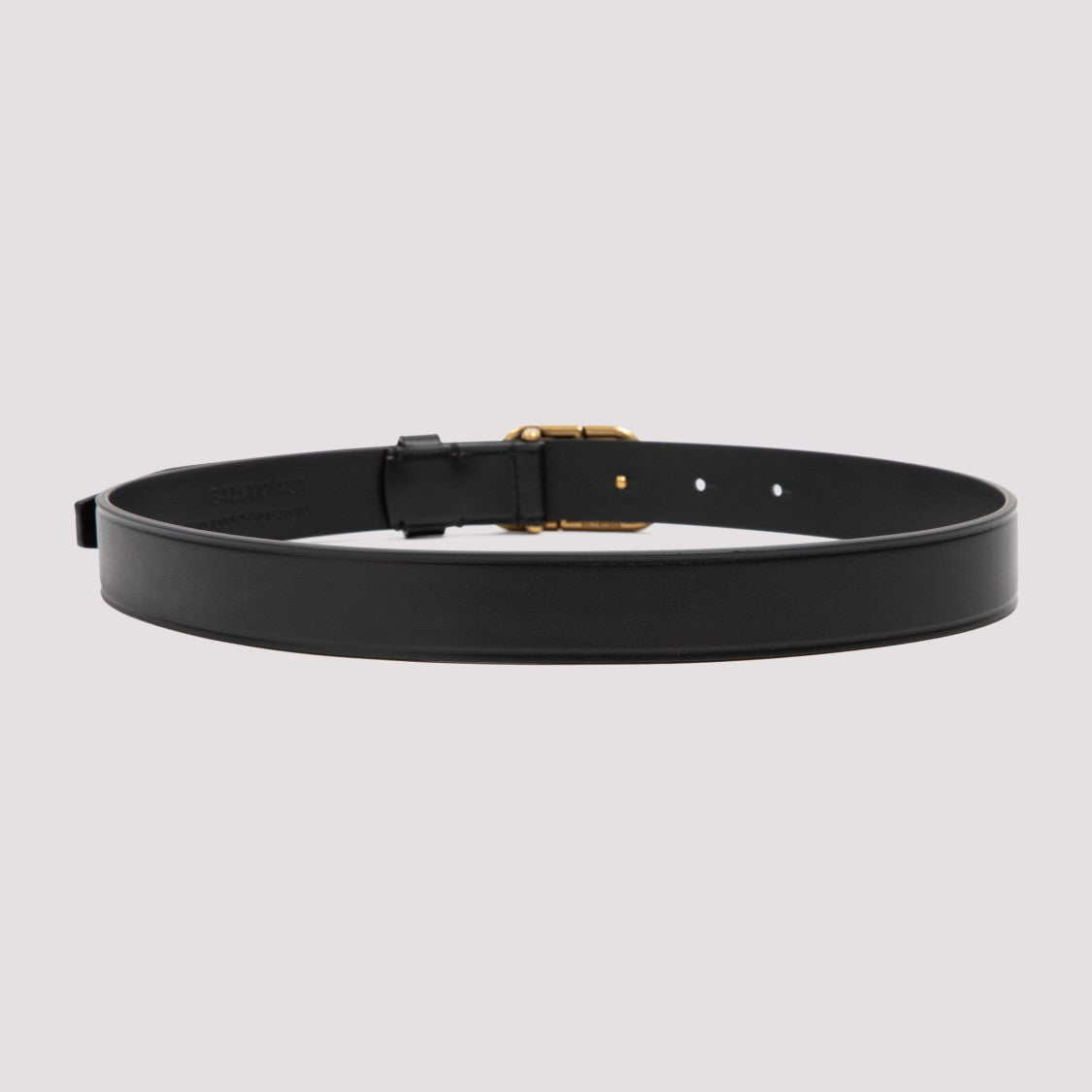 Balenciaga Black Bb Thin Belt