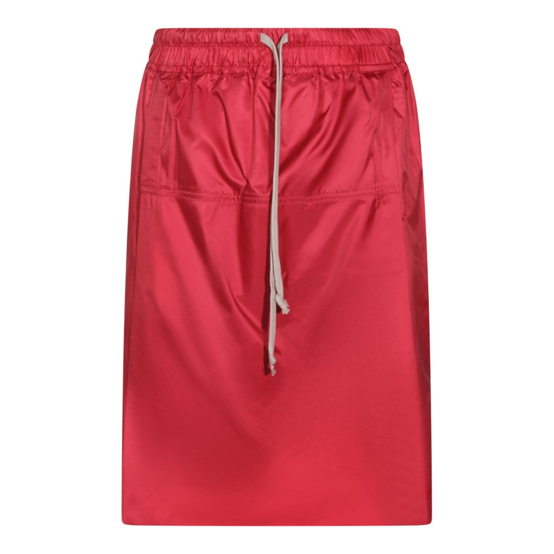 Moncler X Rick Owens Red Kiltshorts Drawstring Shorts