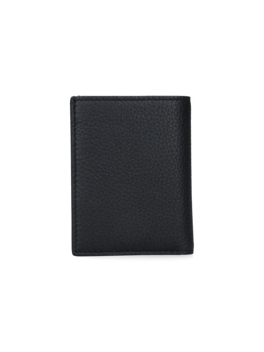 Tom Ford Black Calfskin Bi-Fold Card Holder