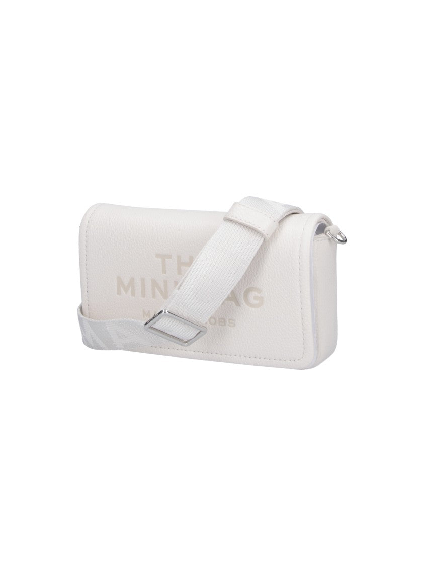 Marc Jacobs White The Leather Textured Mini Bag