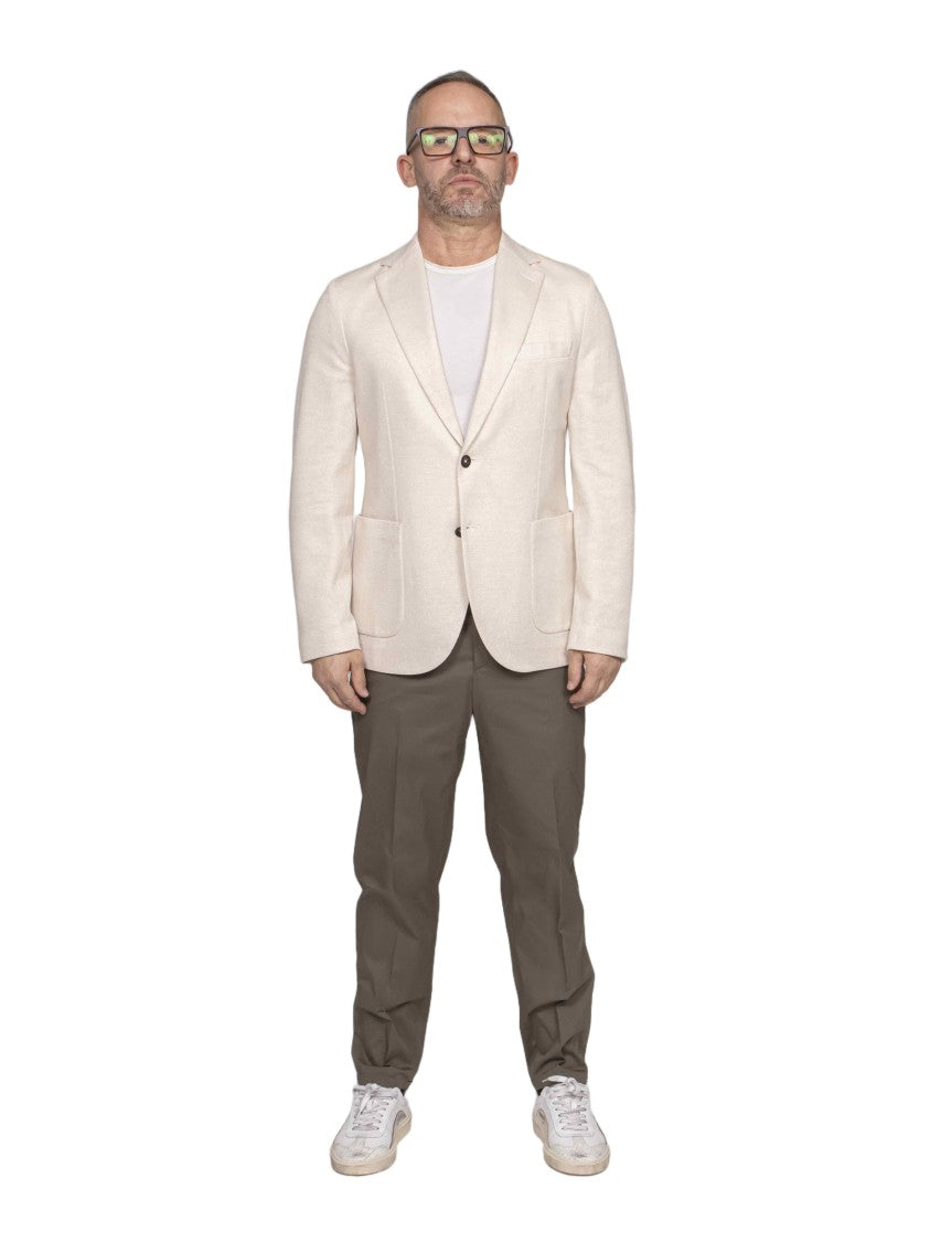 Circolo 1901 Single-Button Notch Lapel Tailored Blazer