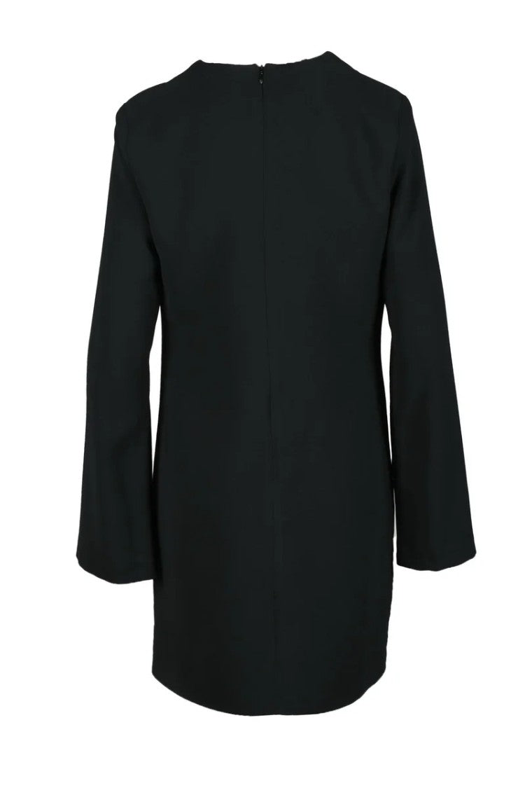 Access Fashion Fluid Drape Black Dress