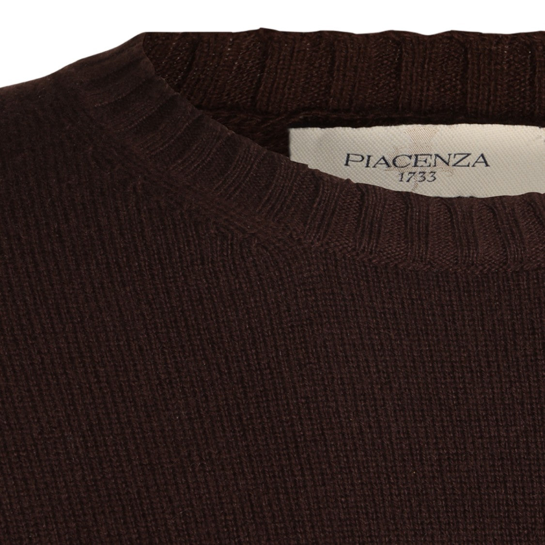 Piacenza Cashmere Fine Knit Classic Crewneck Sweater