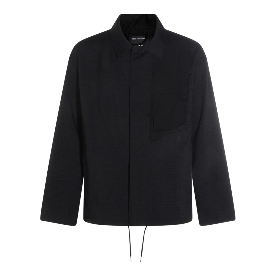 Y-3 Black Jacket With Adjustable Hem