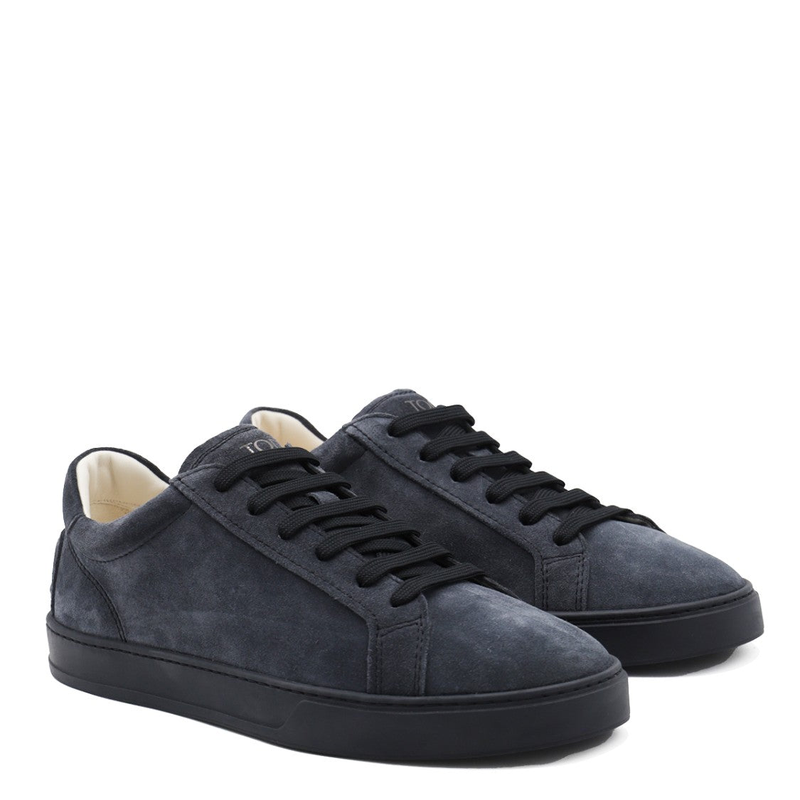 Tod's Blue Leather Sneakers