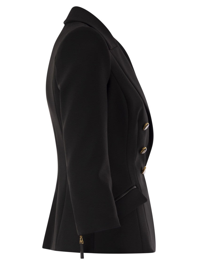 Elisabetta Franchi Double Crepe Blazer