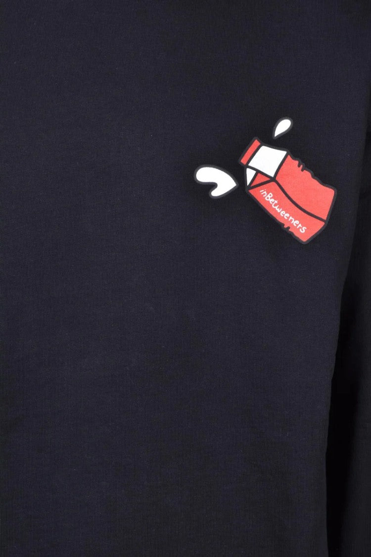 Inbetweeners Black Men Cotton Hoodie