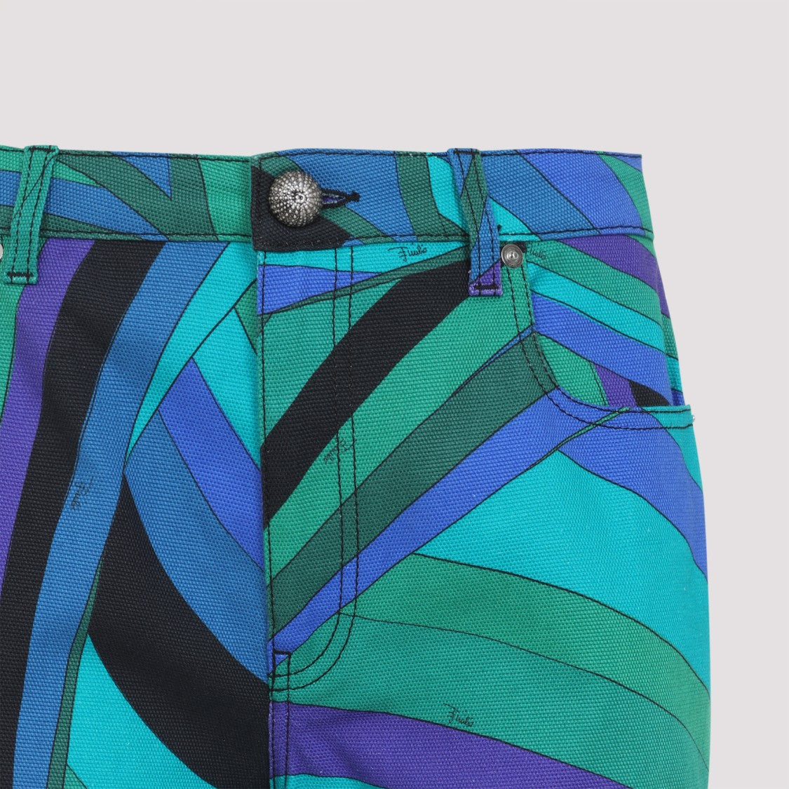Pucci Flared Trousers With Abstract Pattern