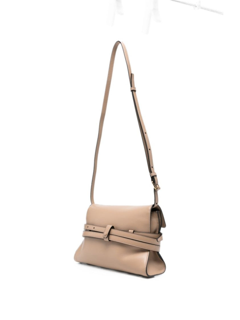 Moschino Belt Detail Rectangular Shoulder Bag