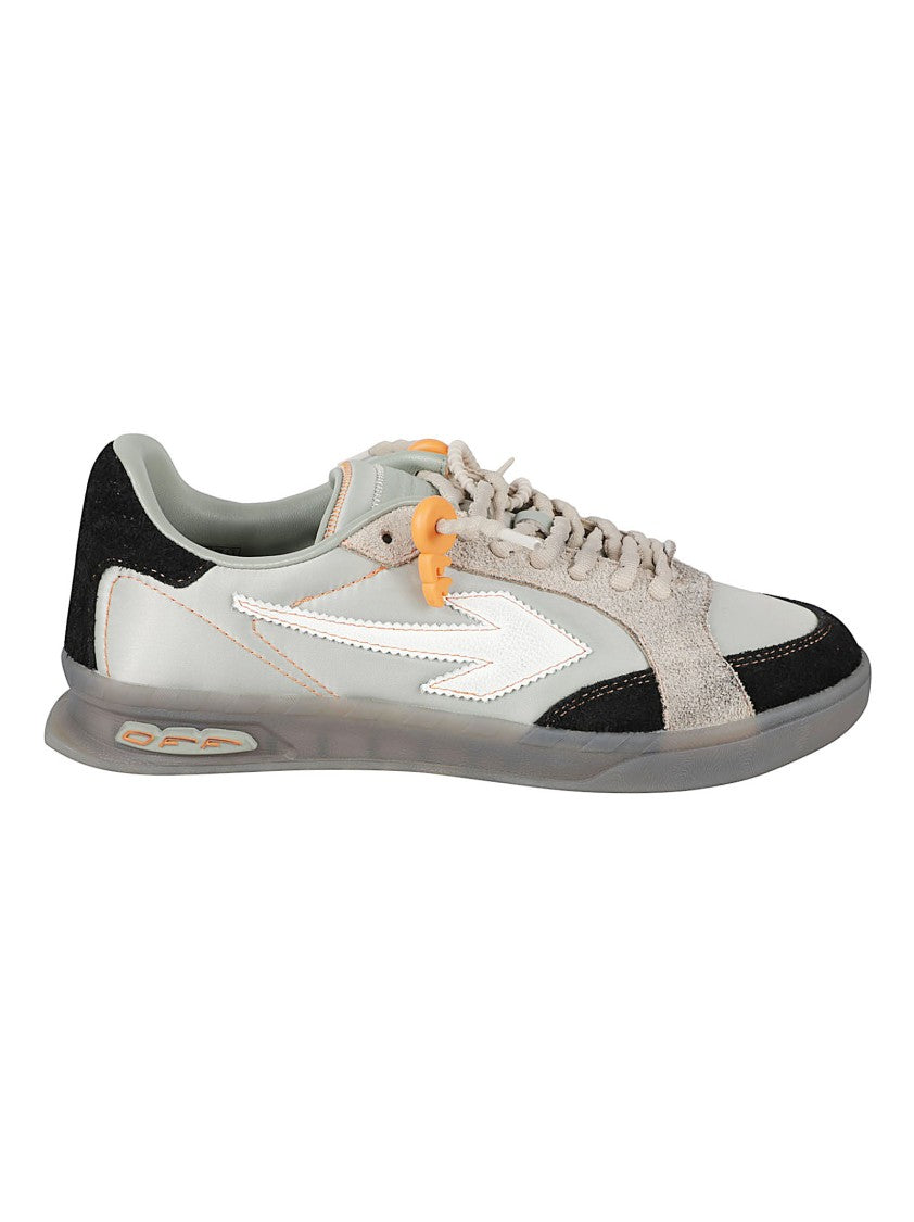 Off-White Grey Translucent Sole Arrow Sneakers