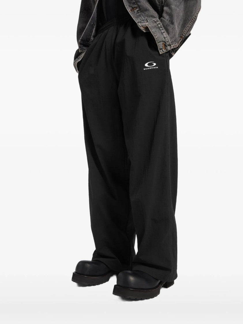 Balenciaga Black Technical Track Loose-Fit Pants