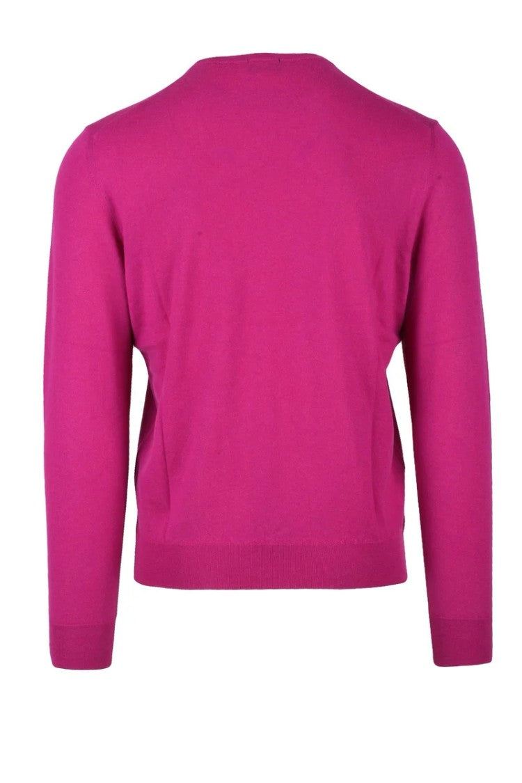 Drumohr Thin Cashmere Crew Neck Pullover - Pink