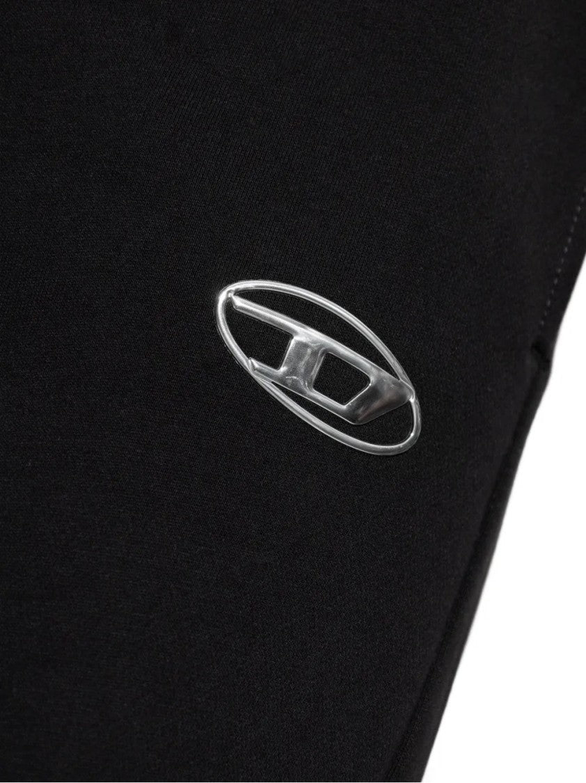 Diesel Tailored High-Waist Straight-Leg Pants With Minimalist Finish