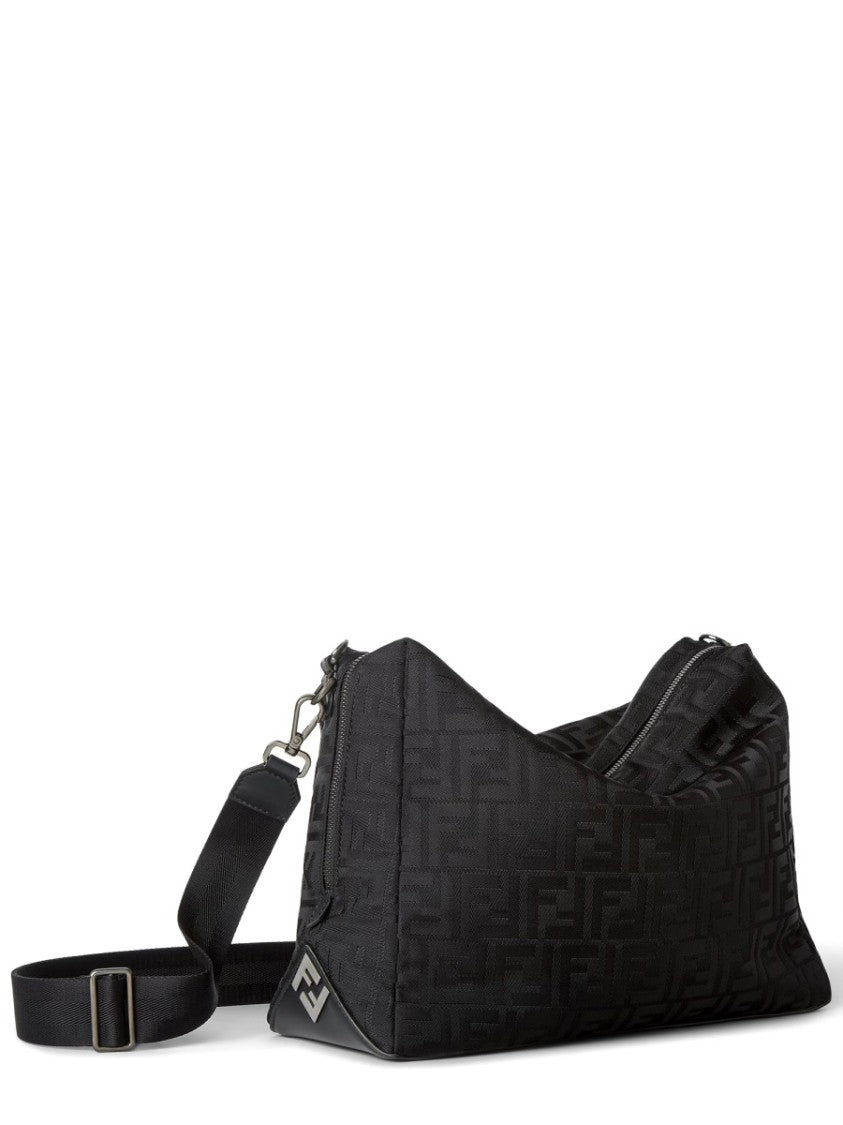 Fendi Monogram He Polyamide Shoulder Bag