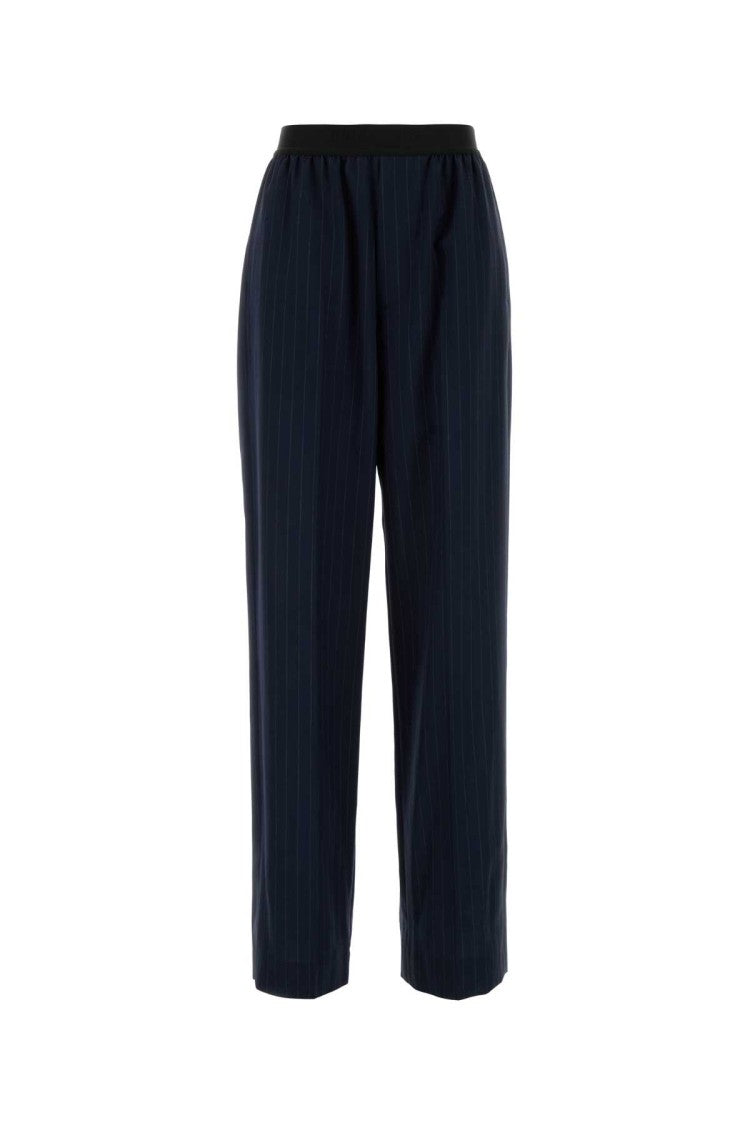 Balenciaga Embroidered Wool Pant