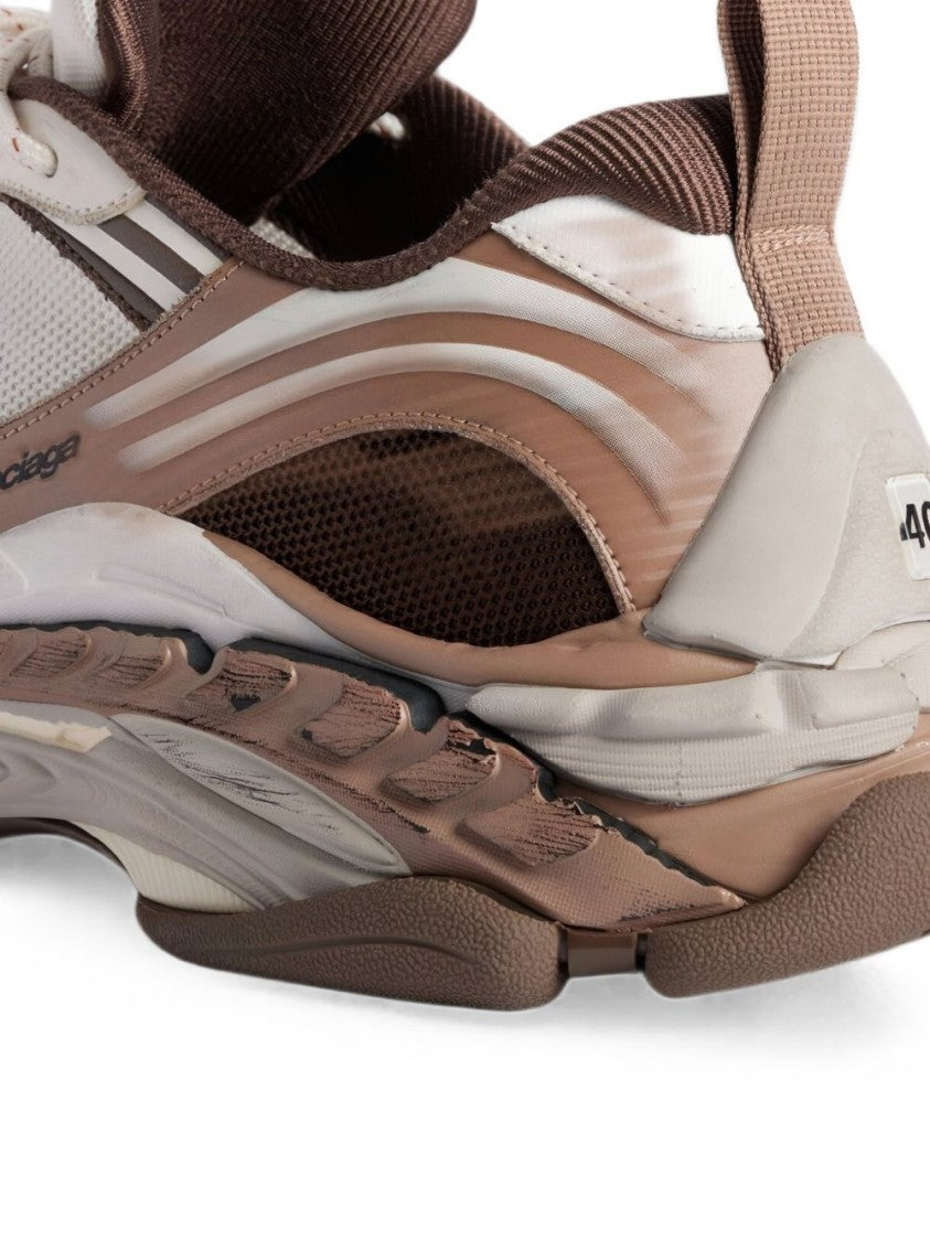Balenciaga Layered Design Sculpted Sole Sneakers
