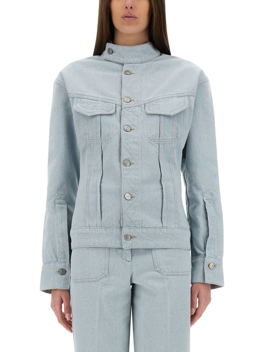 Victoria Beckham "Sculptural" Denim Jacket