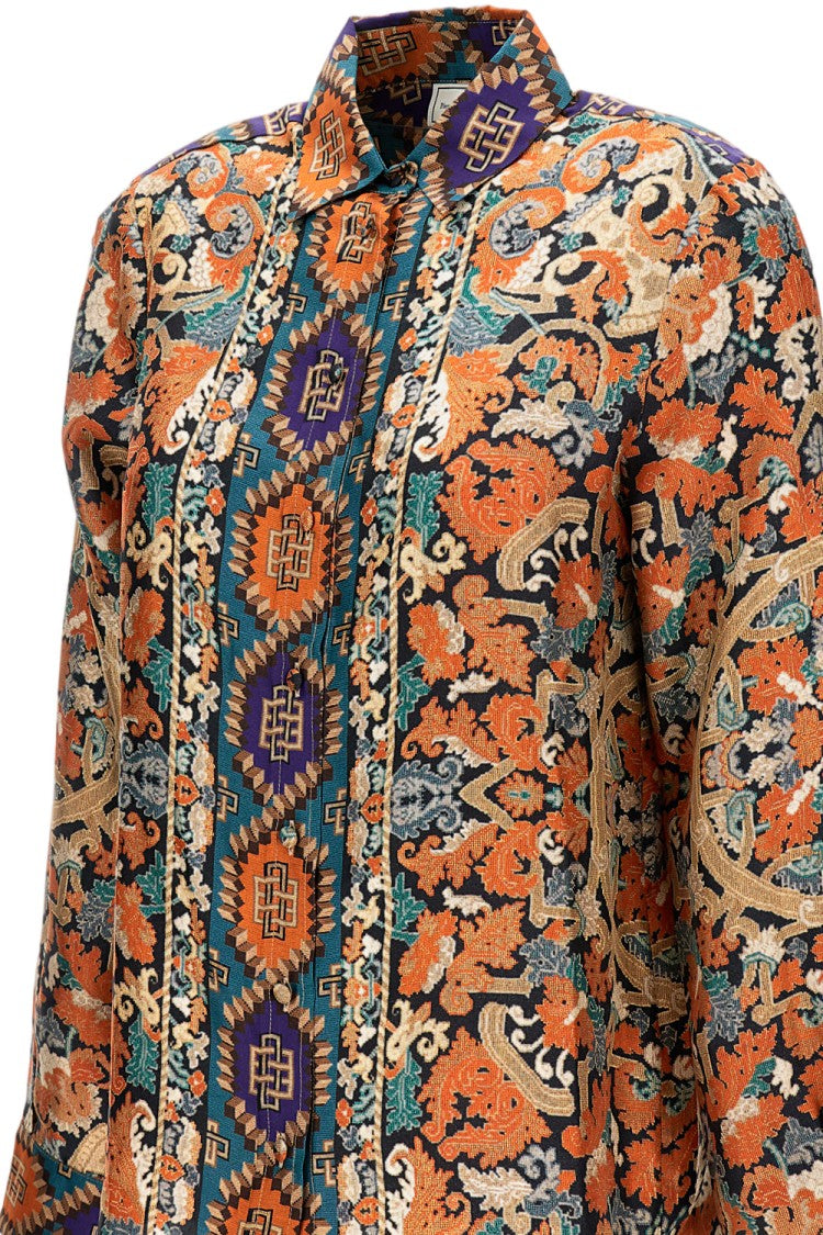Pierre-Louis Mascia Multicolour Patterned Shirt With Design