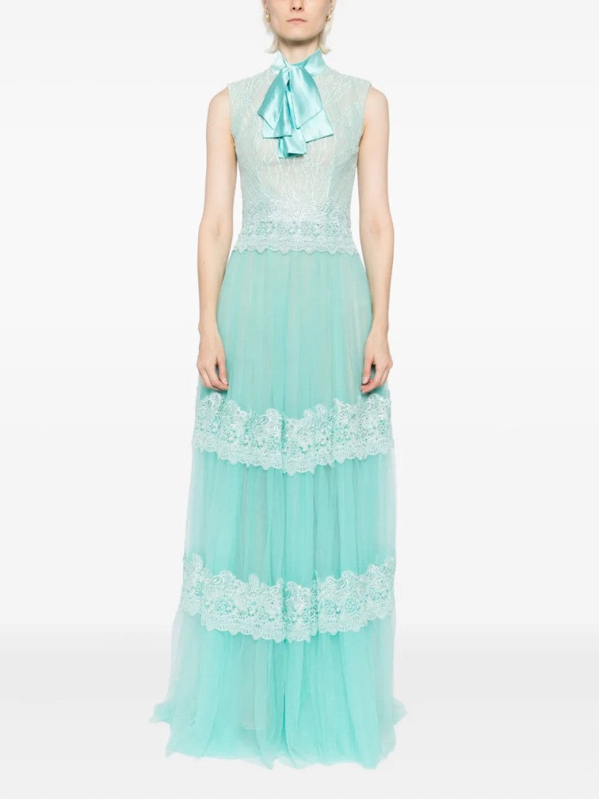 Saiid Kobeisy Lace Long Dress