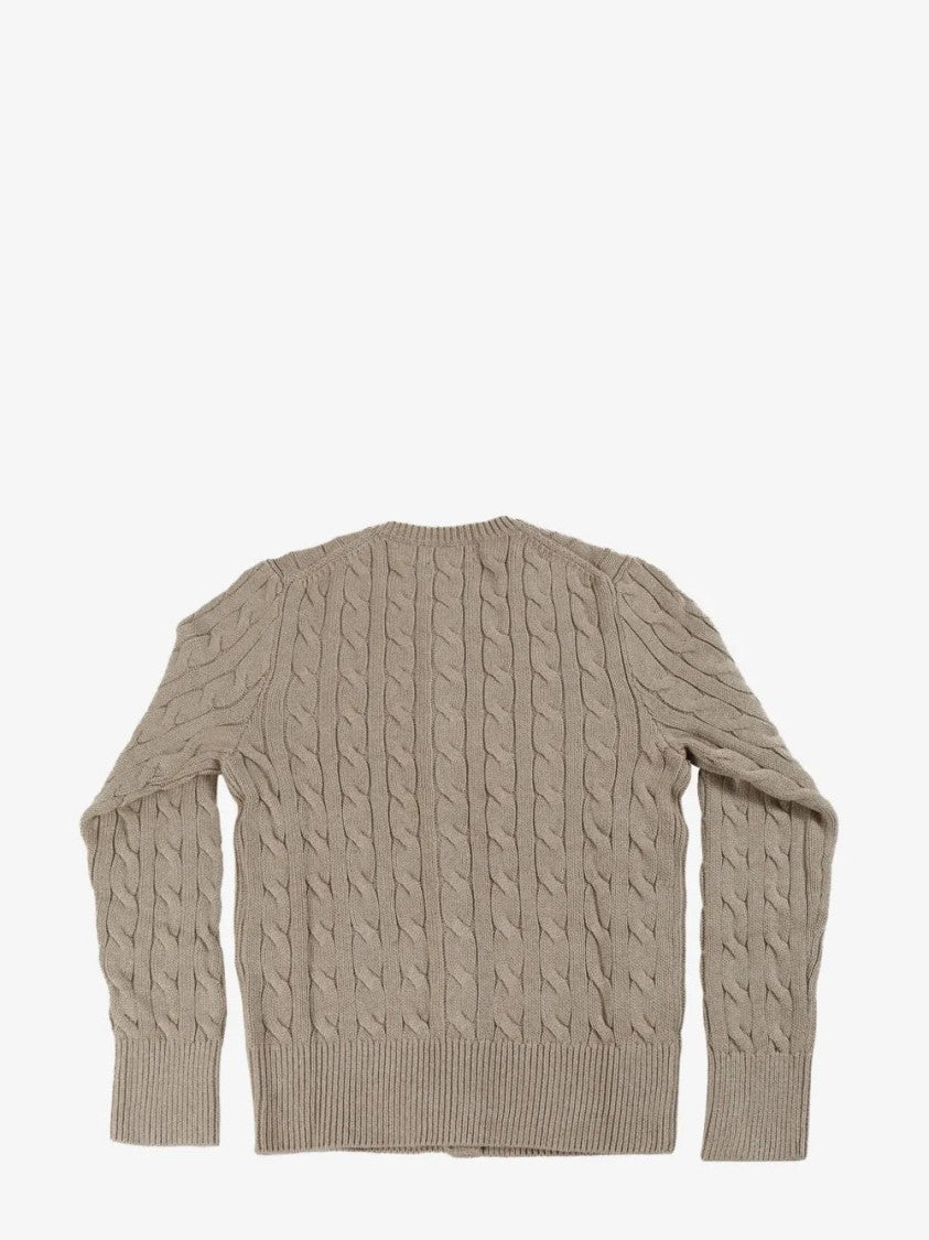 Polo Ralph Lauren Textured Cable Knit Long Sleeve Cardigan