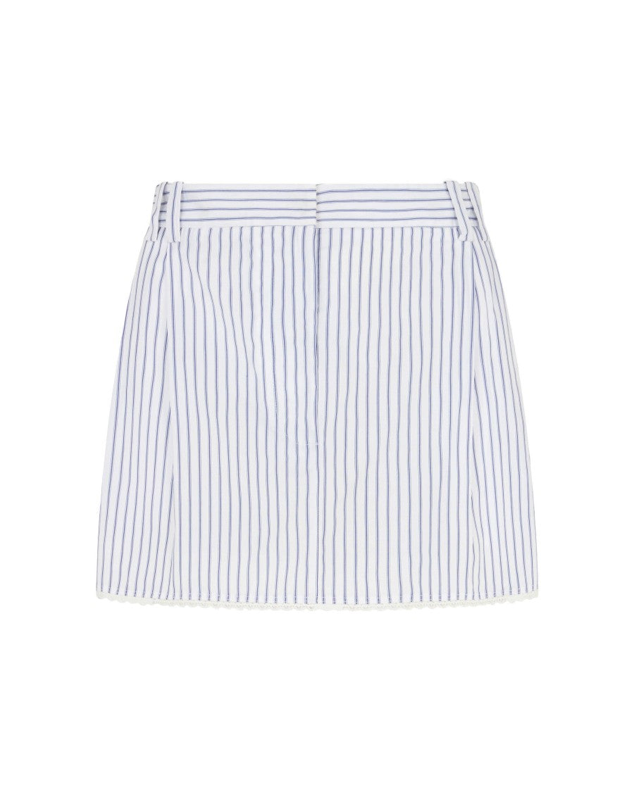 Serena Bute Striped Serena Mini Skirt - Navy/White