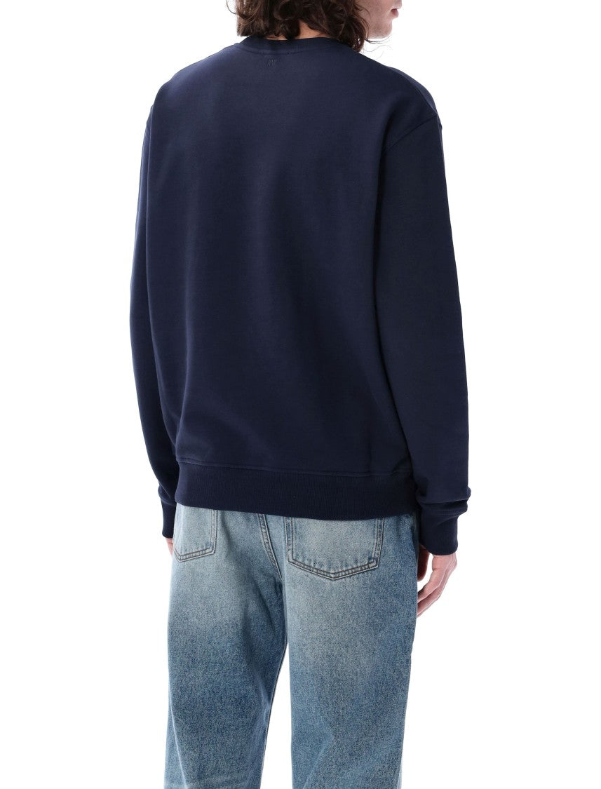 Ami Paris Red Adc Crewneck Sweatshirt