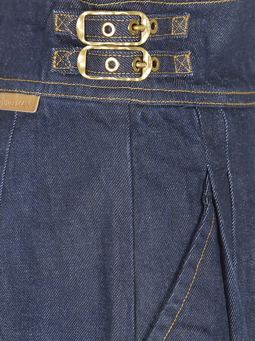 Zimmermann High-Waisted Denim Trousers