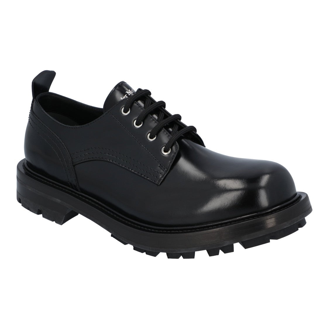 Alexander Mcqueen Ridged Sole Lace-Up 'Black'