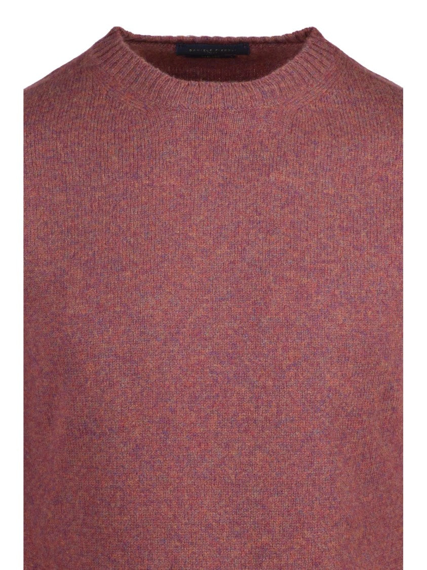 Daniele Fiesoli Classic Crew Neck Pullover In Extrafine Merino Wool