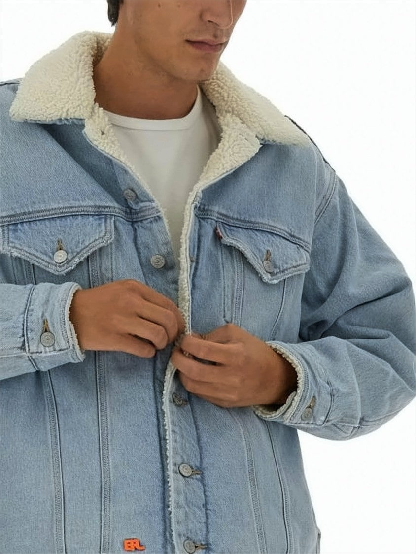 Erl Light Blue Denim Jacket