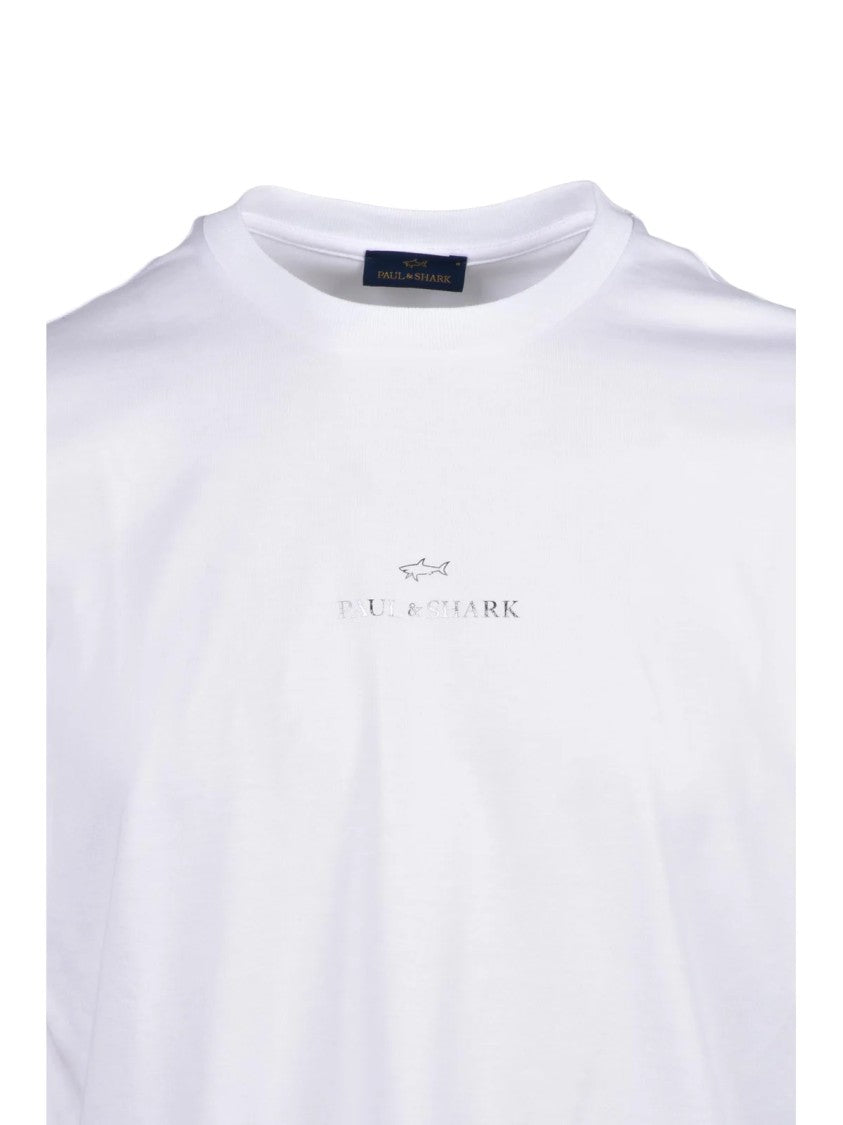 Paul & Shark Indigo Classic Cotton T-Shirt