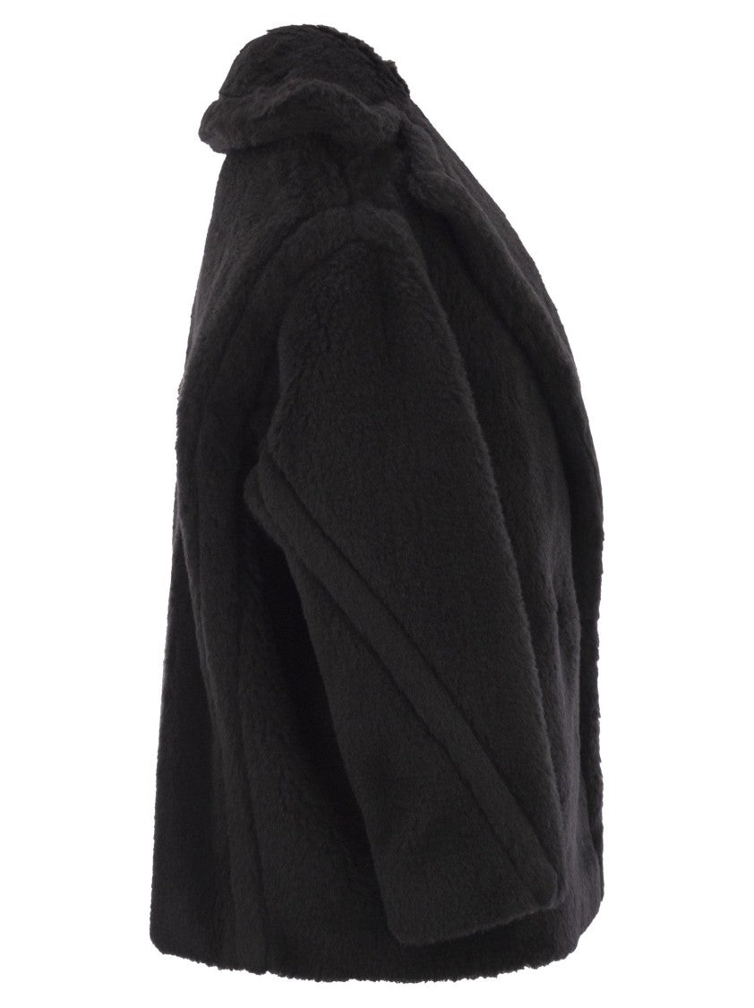 Max Mara Olga - Teddy Bear Icon Coat Short In Alpaca And Wool