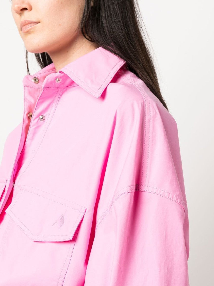 The Attico Bubblegum Pink Cotton Overshirt