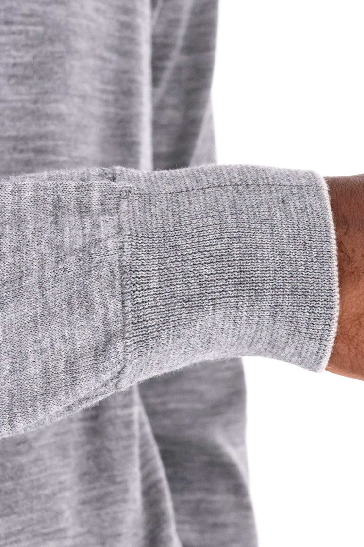 Eleventy Wool-Silk Full-Zip Sweater