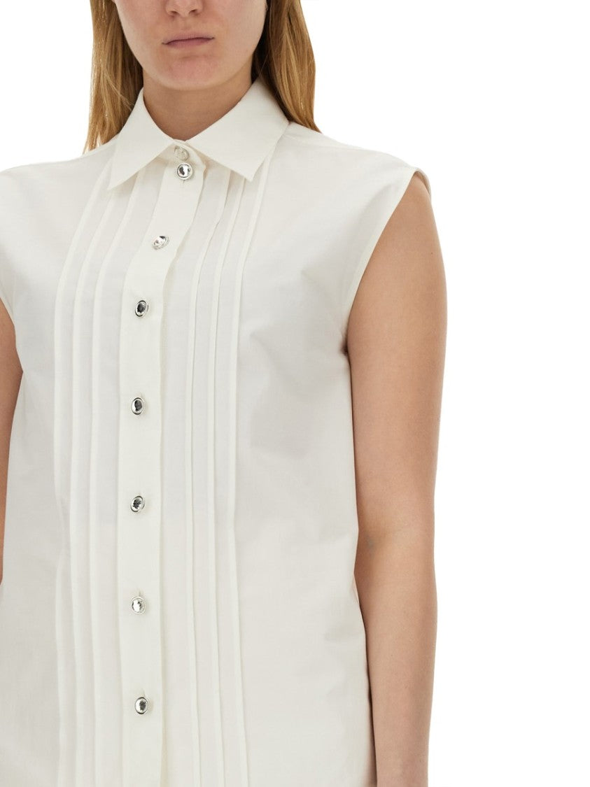 Moschino Sleeveless Poplin Shirt
