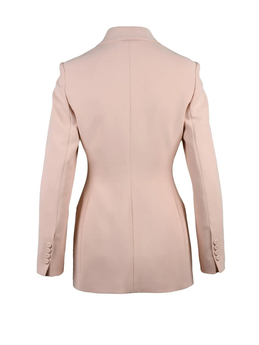 Max Mara Tailored Double-Breasted Jacket With Classic Lapel And Structured Silhouette