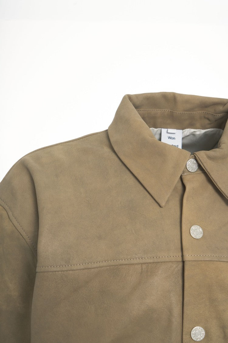 Won Hundred Zayne' Suede Overshirt