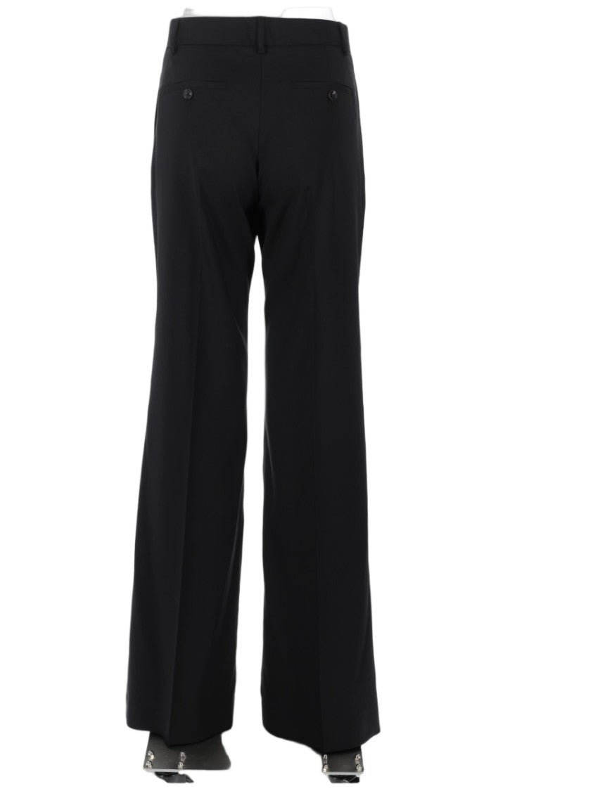 Paul Smith Bootcut Tailored Pants With Concealed Fastening And Buttoned Welt Pockets