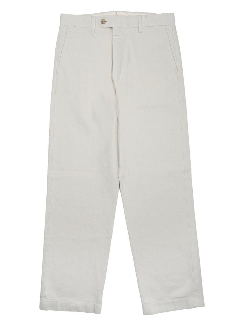 Closed Straight-Leg Grey Jeans With Mid-Rise Waist