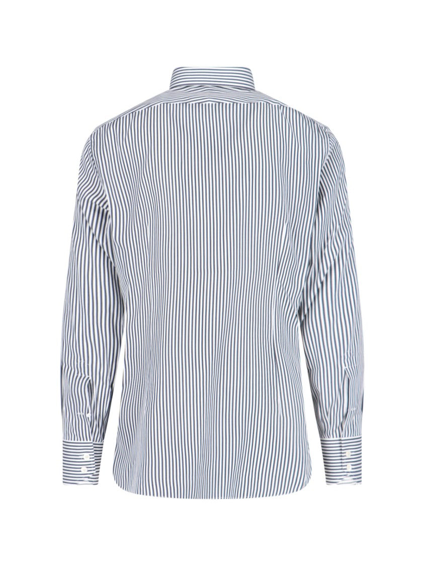 Tom Ford Slim Striped Shirt – White