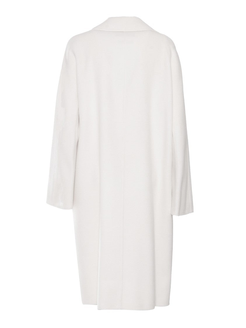Max Mara Double-Breasted Mid-Length Coat With Notched Collar