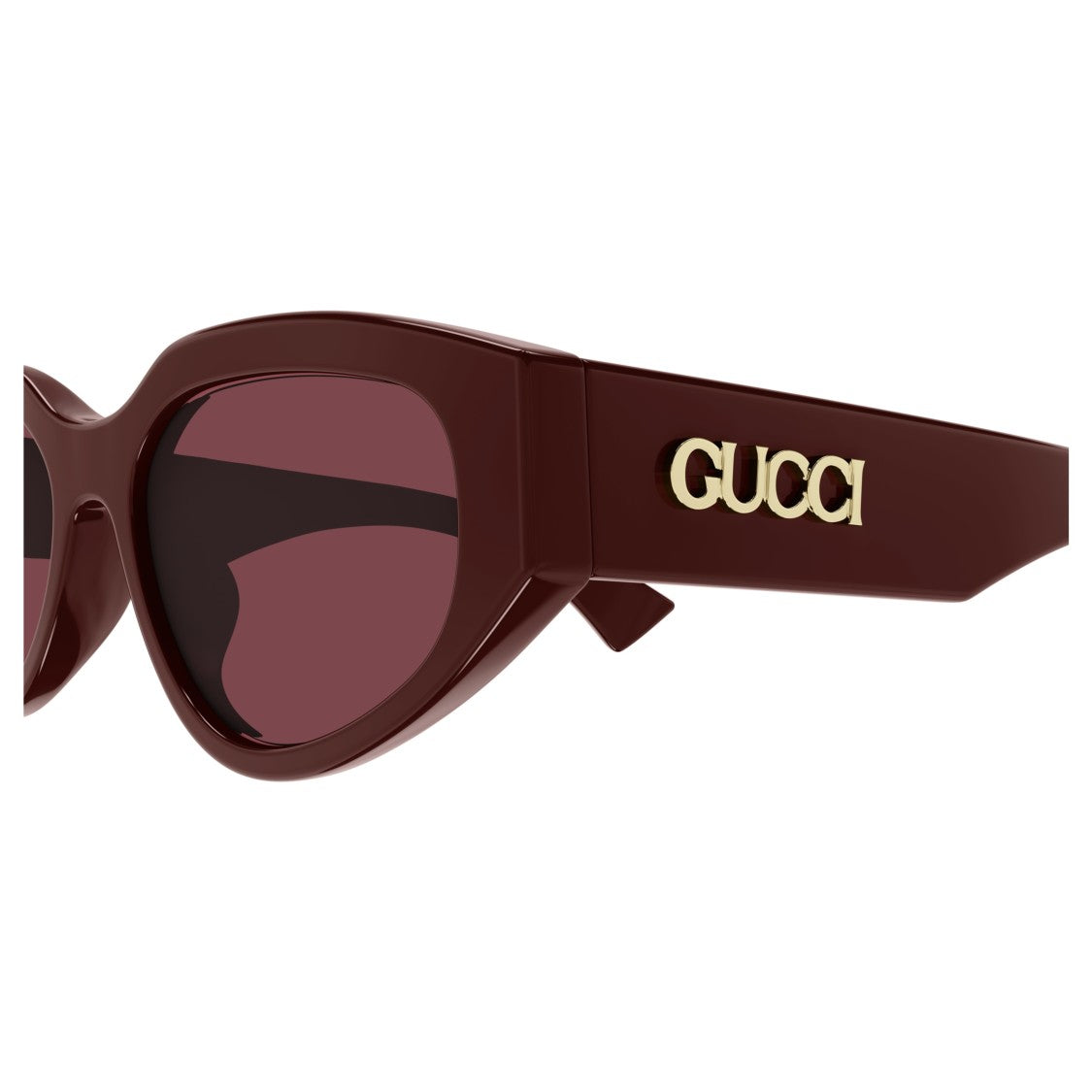 Gucci Gg1845sa Cat-Eye Sunglasses In Deep Burgundy